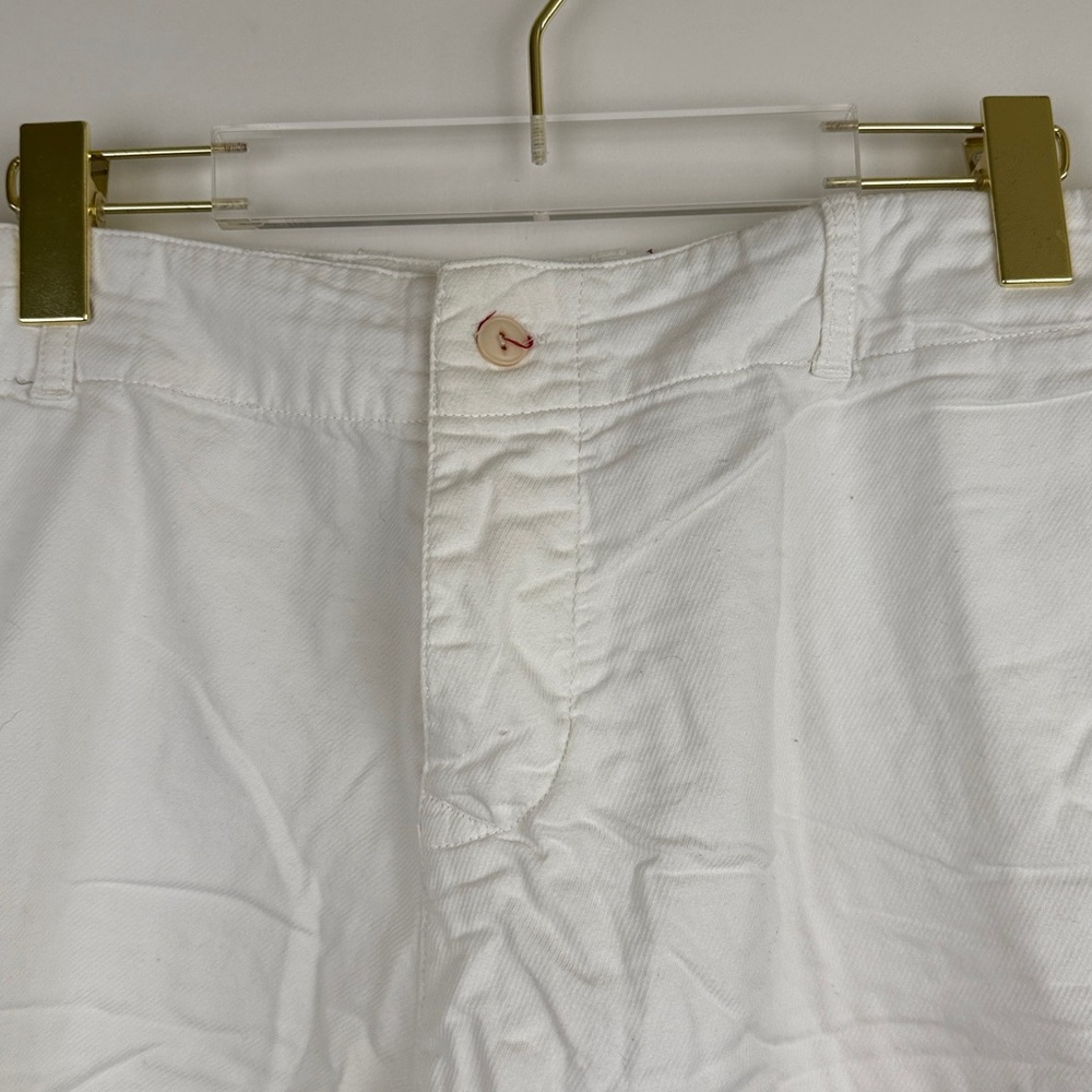Jachs Just A Cheap Shirt Men’s White Denim Patches Shorts Waist 38 - Picture 3 of 10